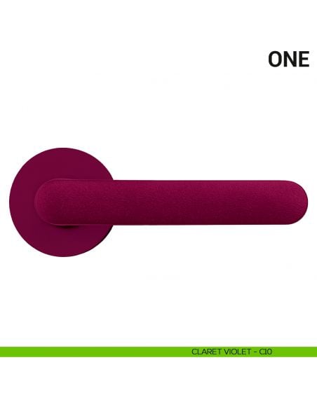 Maniglia per porta One Colombo Design Mood Collection claret violet