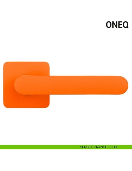 Maniglia per porta OneQ Colombo Design Mood Collection sunser orange