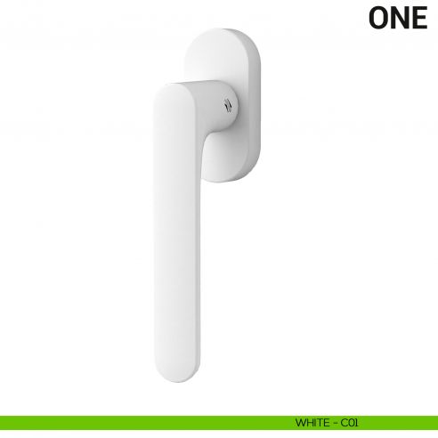 Maniglia per finestra martellina DK One Colombo Design Mood Collection white