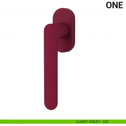 Maniglia per finestra martellina DK One Colombo Design Mood Collection claret violet