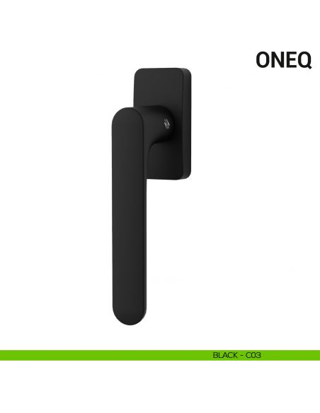 Maniglia per finestra martellina DK OneQ Colombo Design Mood Collection black