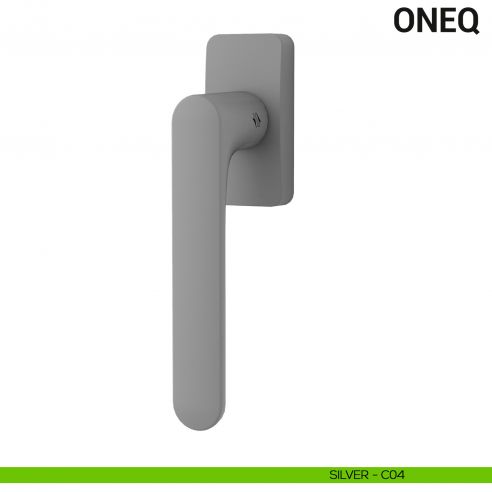 Maniglia per finestra martellina DK OneQ Colombo Design Mood Collection silver