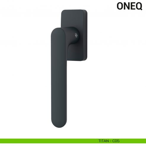 Maniglia per finestra martellina DK OneQ Colombo Design Mood Collection titan