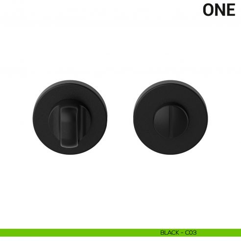 Nottolino per porte One Colombo Design Mood Collection black
