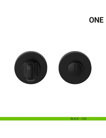 Nottolino per porte One Colombo Design Mood Collection black