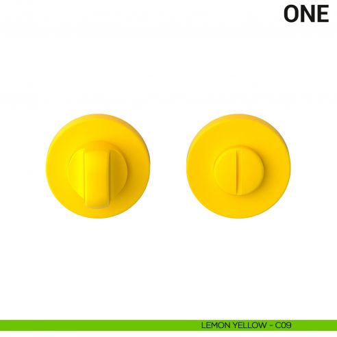 Nottolino per porte One Colombo Design Mood Collection lemon yellow