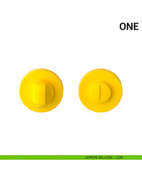 Nottolino per porte One Colombo Design Mood Collection lemon yellow