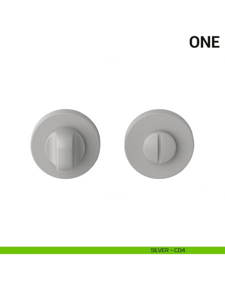 Nottolino per porte One Colombo Design Mood Collection silver