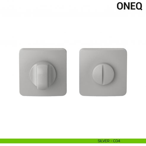 Nottolino per porte OneQ Colombo Design Mood Collection silver
