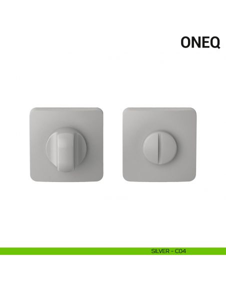 Nottolino per porte OneQ Colombo Design Mood Collection silver