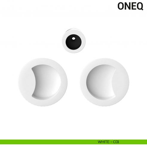 Maniglia per porta scorrevole One Colombo Design cieca Mood Collection white