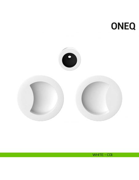 Maniglia per porta scorrevole One Colombo Design cieca Mood Collection white