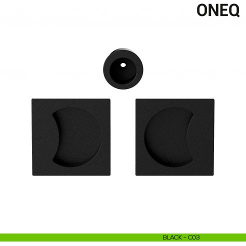 Maniglia per porta scorrevole OneQ Colombo Design cieca Mood Collection black