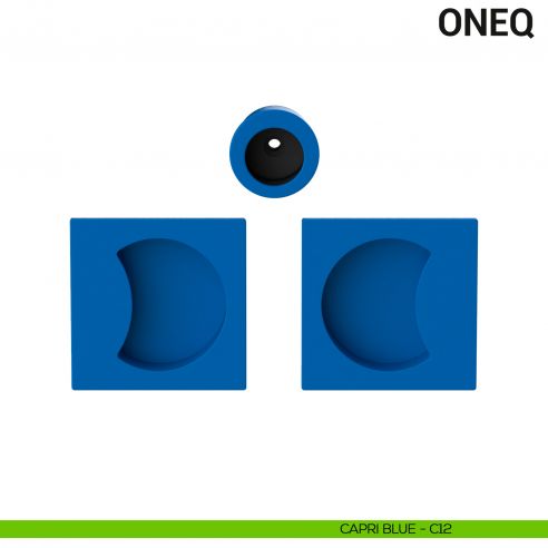 Maniglia per porta scorrevole OneQ Colombo Design cieca Mood Collection capri blue