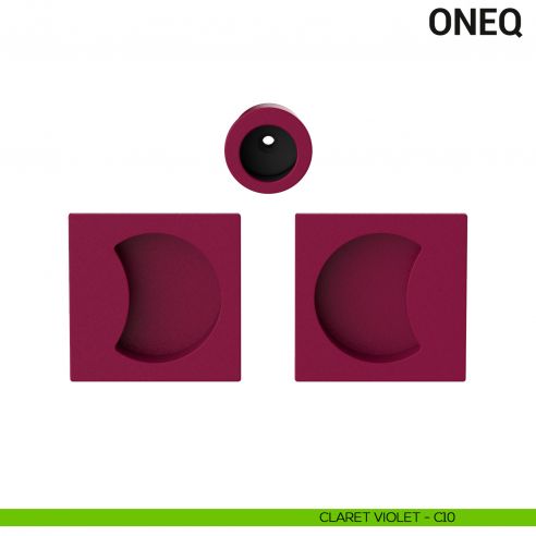 Maniglia per porta scorrevole OneQ Colombo Design cieca Mood Collection claret violet