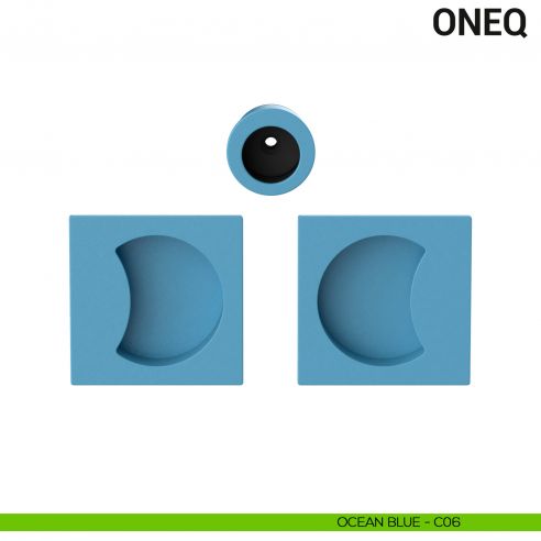 Maniglia per porta scorrevole OneQ Colombo Design cieca Mood Collection ocean blue