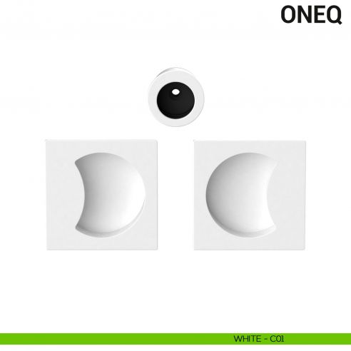 Maniglia per porta scorrevole OneQ Colombo Design cieca Mood Collection white