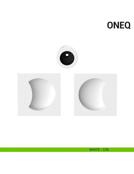 Maniglia per porta scorrevole OneQ Colombo Design cieca Mood Collection white