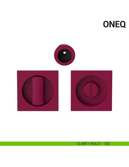 Maniglia per porta scorrevole OneQ Colombo Design con nottolino Mood Collection claret violet