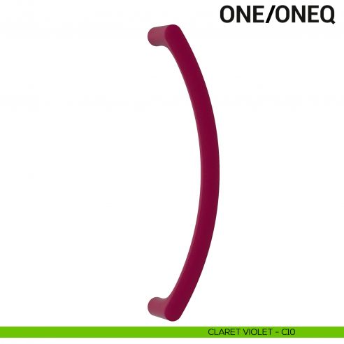 Maniglione per porta One Colombo Design singolo Mood Collection claret violet