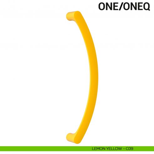 Maniglione per porta One Colombo Design singolo Mood Collection lemon yellow