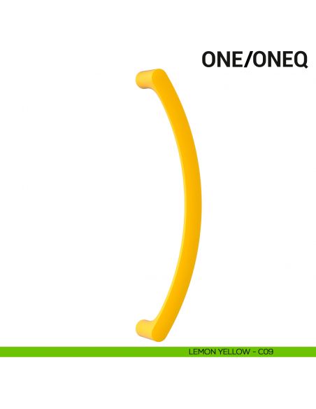 Maniglione per porta One Colombo Design singolo Mood Collection lemon yellow