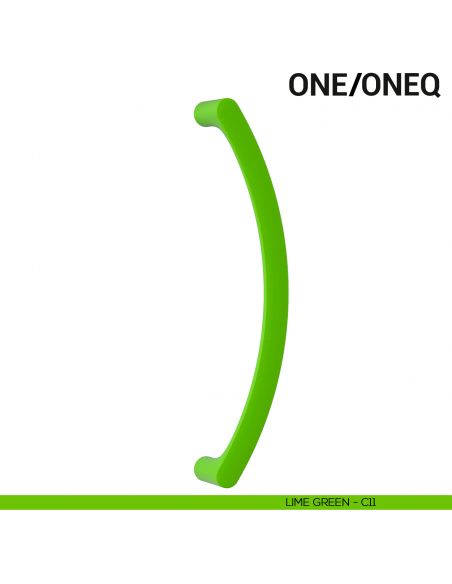 Maniglione per porta One Colombo Design singolo Mood Collection lime green
