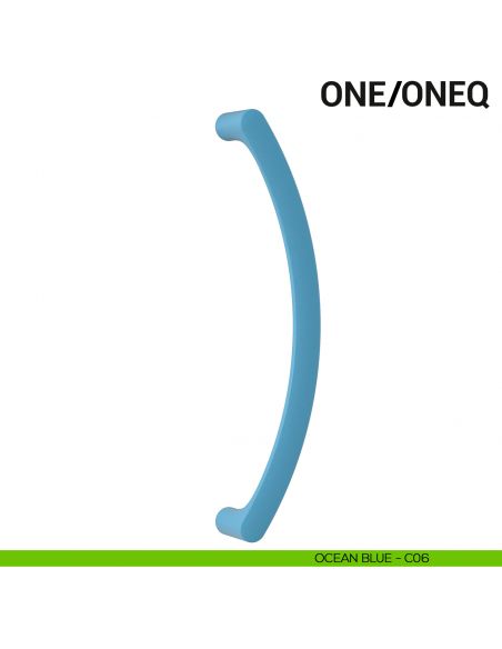 Maniglione per porta One Colombo Design singolo Mood Collection ocean blue