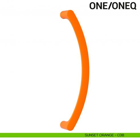 Maniglione per porta One Colombo Design singolo Mood Collection sunset orange