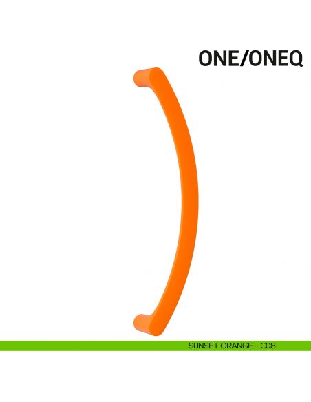 Maniglione per porta One Colombo Design singolo Mood Collection sunset orange
