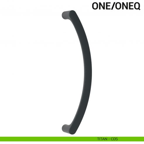 Maniglione per porta One Colombo Design singolo Mood Collection titan
