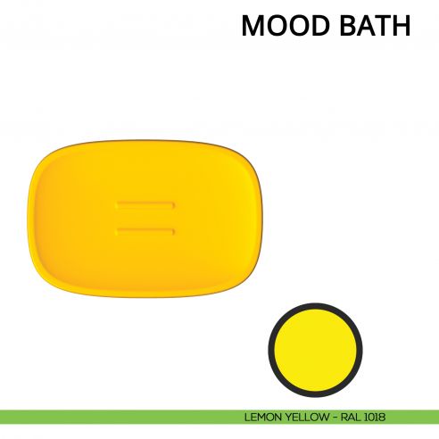 Porta sapone d'appoggio Colombo Design Mood Bath lemon yellow