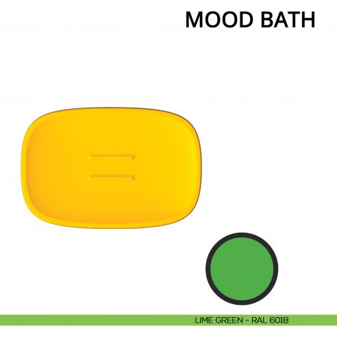 Porta sapone d'appoggio Colombo Design Mood Bath lime green