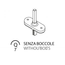 Movimento DK per maniglia finestra Colombo Design senza boccole