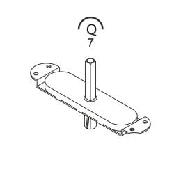 Movimento martellina 4S per maniglia finestra cremonese Colombo Design