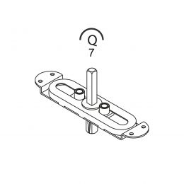 Movimento gratz Q.7 per maniglia finestra cremonese Colombo Design