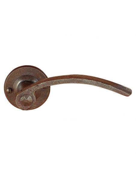 Maniglia in ferro per porta Il Forgiato FM 366 con molla