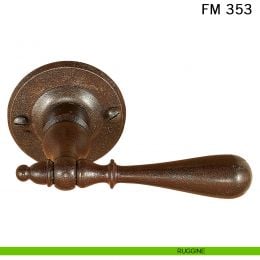 Maniglia in ferro per porta Il Forgiato FM 353 2