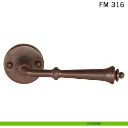 Maniglia in ferro per porta Il Forgiato FM 316 2