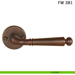 Maniglia in ferro per porta Il Forgiato FM 381 2