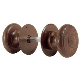 Pomolo tondo girevole diametro 55 mm in ferro per porta Il Forgiato FA 796.55.BIS