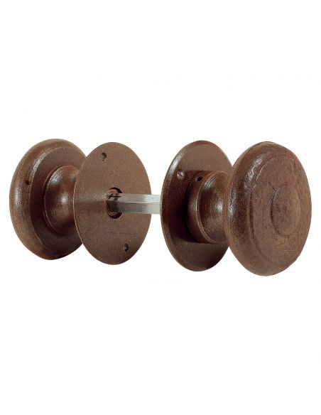 Pomolo tondo girevole diametro 70 mm in ferro per porta Il Forgiato FA 796.70.BIS