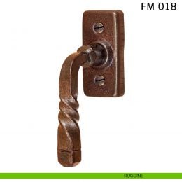 Maniglia in ferro per finestra martellina DK FM 018 Il Forgiato 2
