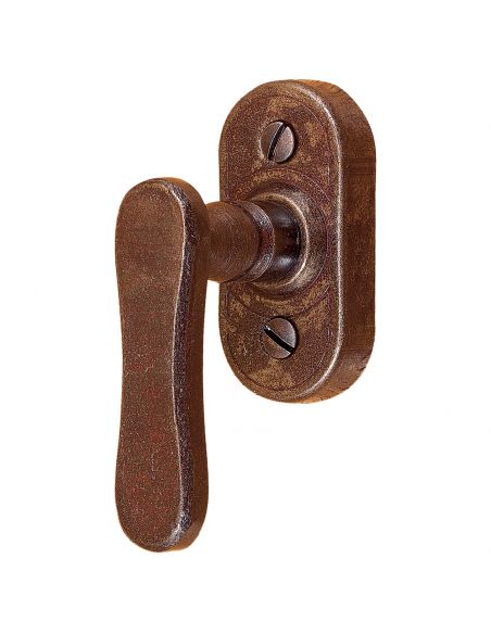 Maniglia in ferro per finestra martellina DK FM 339 Il Forgiato