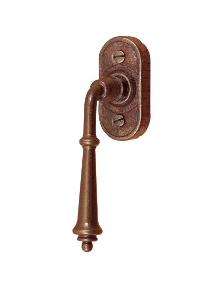 Maniglia in ferro per finestra martellina DK FM 319 Il Forgiato