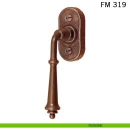Maniglia in ferro per finestra martellina DK FM 319 Il Forgiato 2