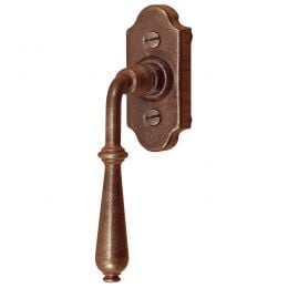 Maniglia in ferro per finestra martellina DK FM 311 Il Forgiato