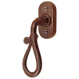 Maniglia in ferro per finestra martellina DK FM 016 Il Forgiato