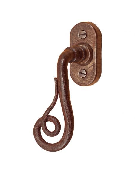 Maniglia in ferro per finestra martellina DK FM 311 Il Forgiato