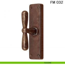 Maniglia in ferro per finestra cremonese FM 032 Il Forgiato 2